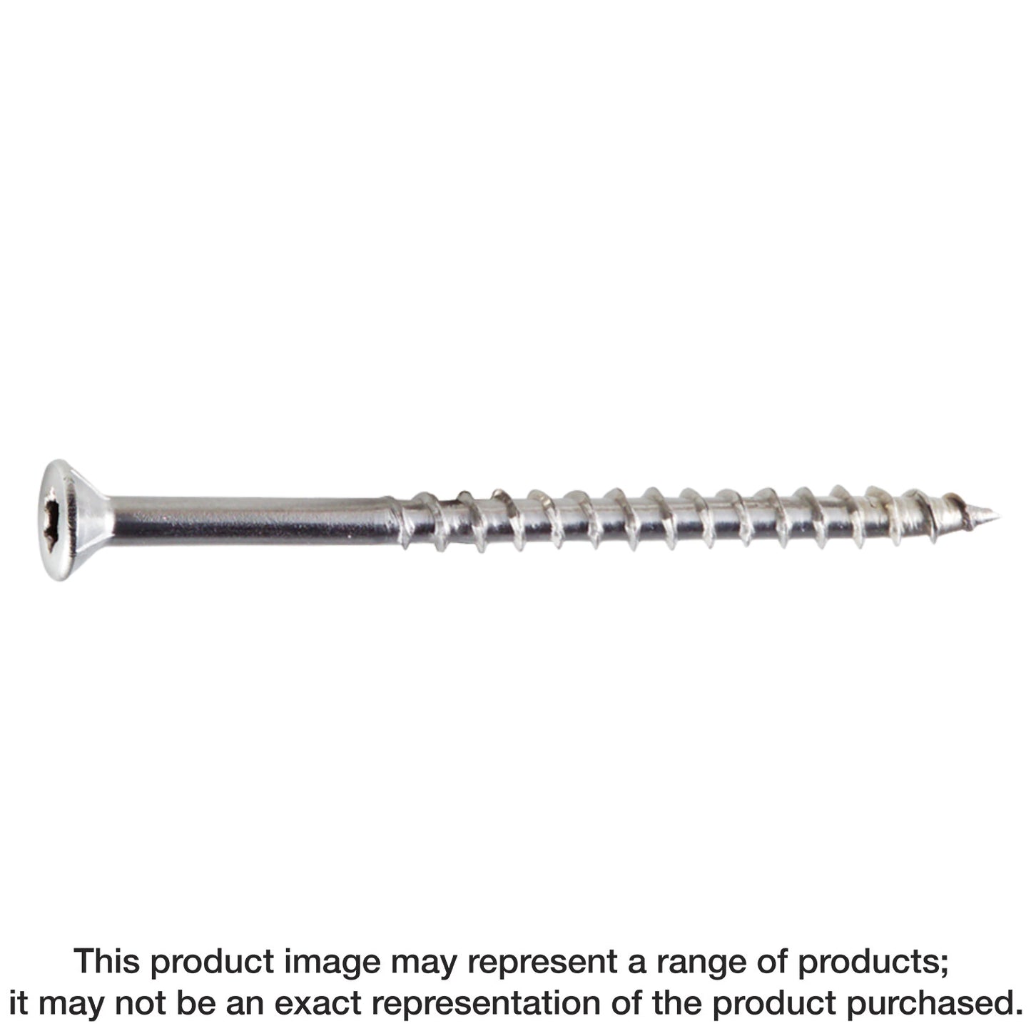 Simpson Strong-Tie T12450WP5 Strong-Drive® DWP WOOD SS Screw — #12 x 4-1/2 in. T-27, Flat Head, Type 316 (5 lb.) (Pack of 300)
