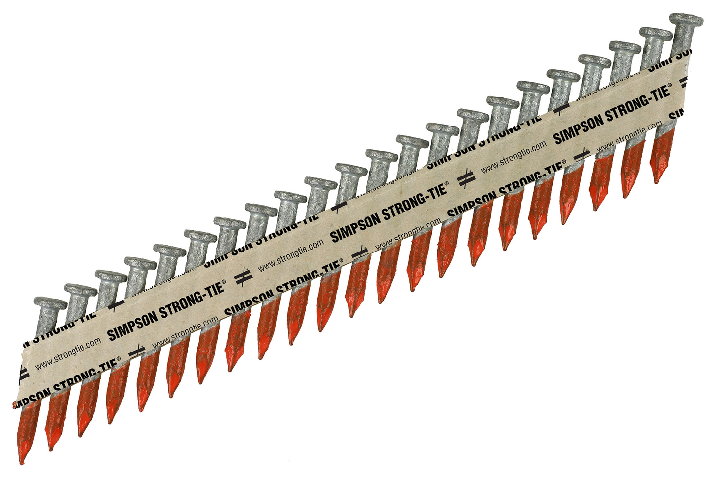 Simpson Strong-Tie 8DBRPT2500 Strong-Drive® 33° SCN SMOOTH-SHANK CONNECTOR Nail — 2-1/2 in. x .131 in. Bright (2500-Qty)