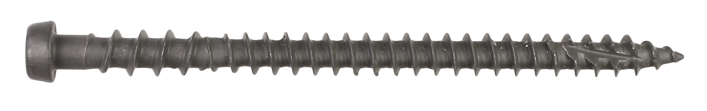 Simpson Strong-Tie DCU234GR04MB Deck-Drive™ DCU COMPOSITE Screw — #10 x 2-3/4 in. T20, Quik Guard®, Gray 04 (1750-Qty) (Pack of 64)
