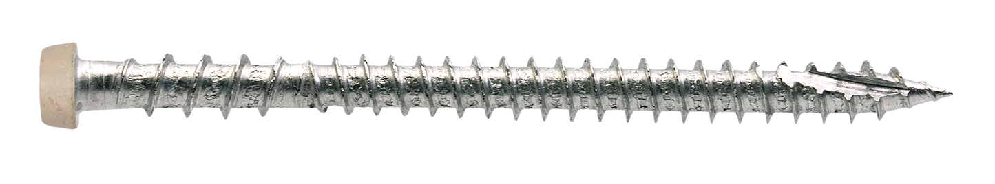 Simpson Strong-Tie DCU234S316TN02 Deck-Drive™ DCU COMPOSITE Screw (Collated) — #10 x 2-3/4 in. Type 316, Tan 02 (1000-Qty)