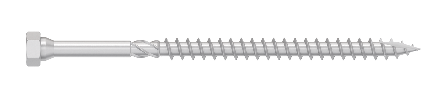 Simpson Strong-Tie SDHR31614 Strong-Drive® SDHR COMBO-HEAD Screw — 0.315 in. x 6-1/4 in., Blue Zinc (100-Qty) (Pack of 39)