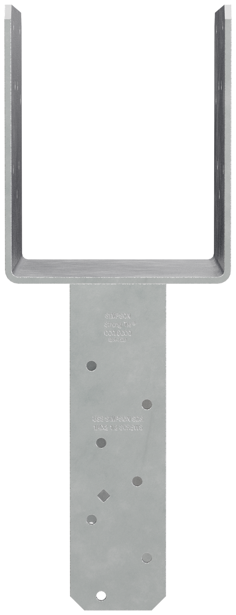 Simpson Strong-Tie ECCQ66-SDS2.5HDG ECCQ™ HDG End Column Cap for 6x Beam, 6x Post, with Strong-Drive® SDS Screws