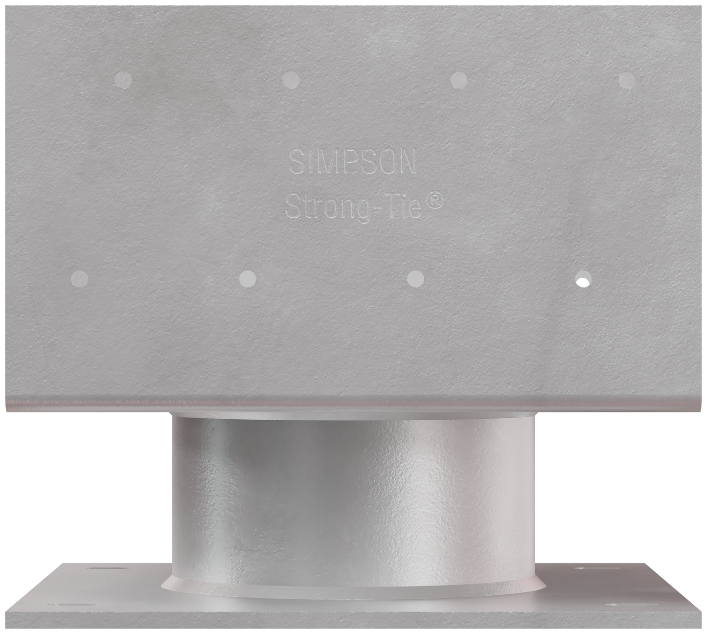 Simpson Strong-Tie ECB88HDG ECB™ Hot-Dip Galvanized 2-in. Standoff Column Base for 8x8 (Pack of 4)