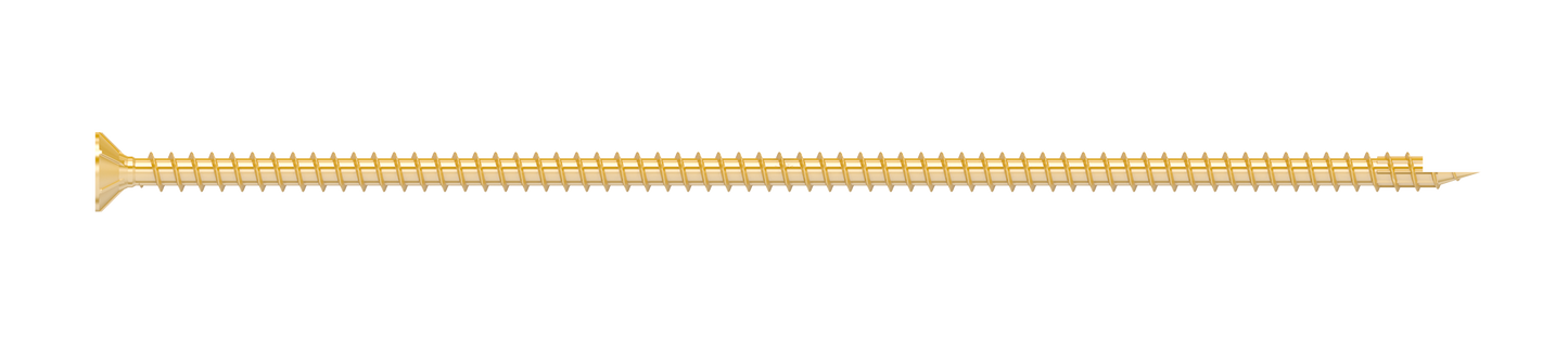 Simpson Strong-Tie SDCF221014 Strong-Drive® SDCF TIMBER-CF Screw — 0.315 in. x 10-1/4 in. T40, Yellow Zinc (250-Qty)