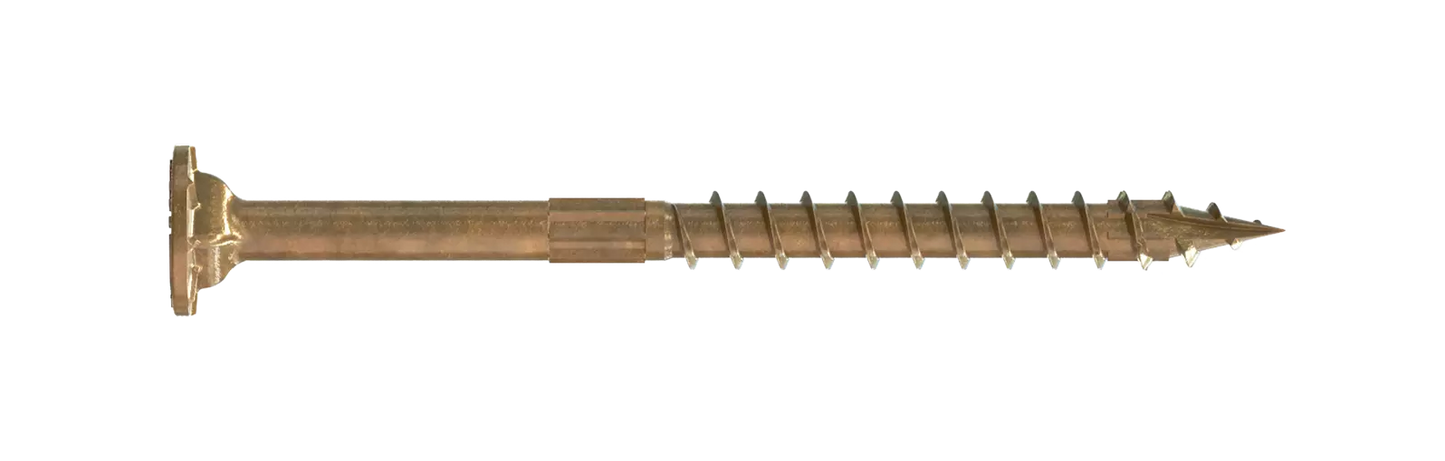 Simpson Strong-Tie SDWS16300QMB Strong-Drive® SDWS™ FRAMING Screw — 0.160 in. x 3 in. T25, Quik Guard®, Tan (250-Qty) (Pack of 4)