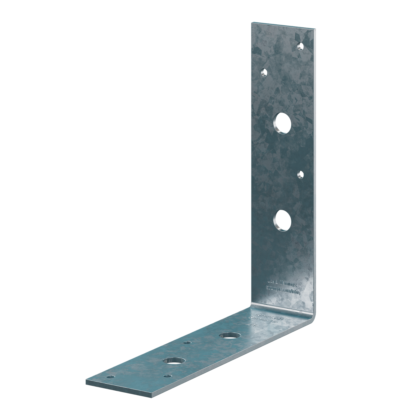 Simpson Strong-Tie A66 5-7/8 in. x 5-7/8 in. x 1-1/2 in. Galvanized Angle (Pack of 25)