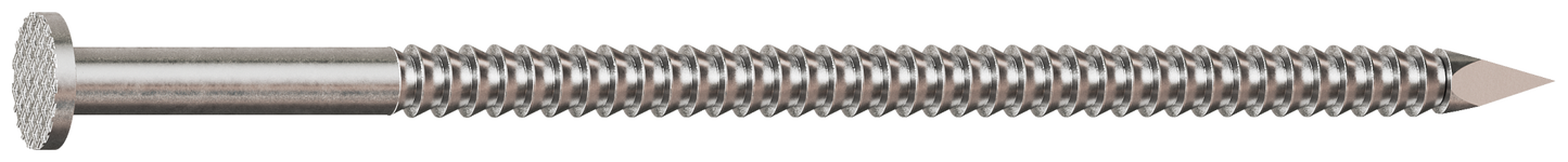 Simpson Strong-Tie S16PTD5 Preservative-Treated Wood Decking Nail, Ring Shank — 3-1/2 in. x .148 in. Type 304 (5 lb.) (Pack of 6)