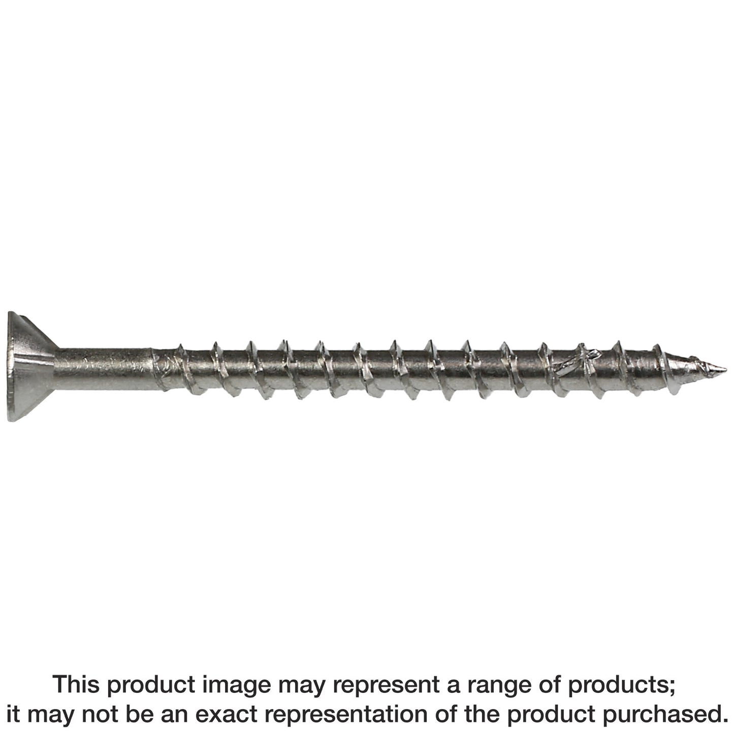 Simpson Strong-Tie T10200WP5 Deck-Drive™ DWP WOOD SS Screw — #10 x 2 in. T-25, Flat Head, Type 316 (5 lb.) (Pack of 300)