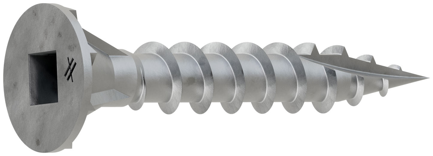Simpson Strong-Tie CB3BLG114S CB3BLG Fiber-Cement Board Screw (Collated) — #10 x 1-1/4 in. #3 SQU (1500-Qty)