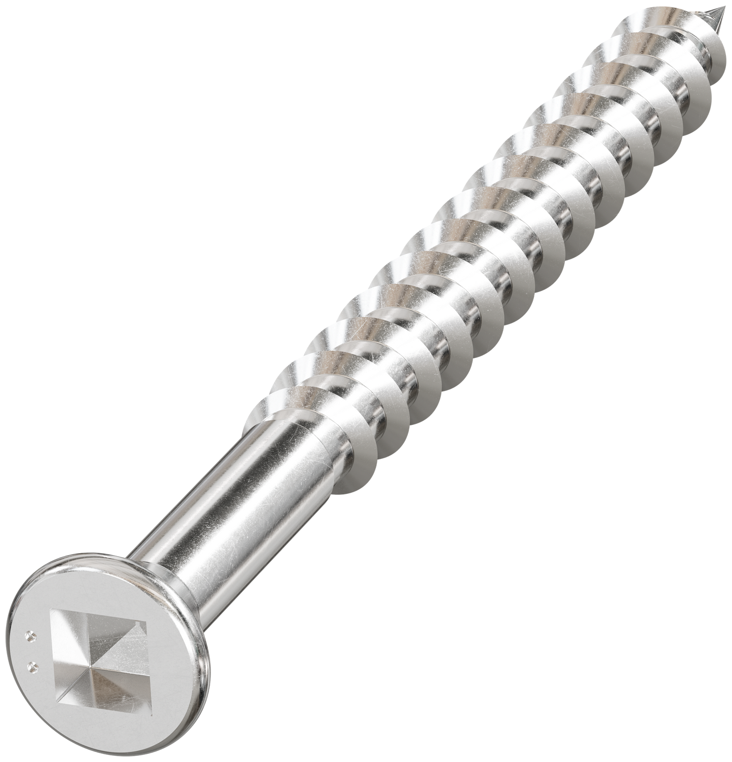 Simpson Strong-Tie SSDTH2S Trim-Head Screw — Sharp Point (Collated) — #7 x 2-1/2 in. #2 Square Type 305 (2000-Qty) (Pack of 100)