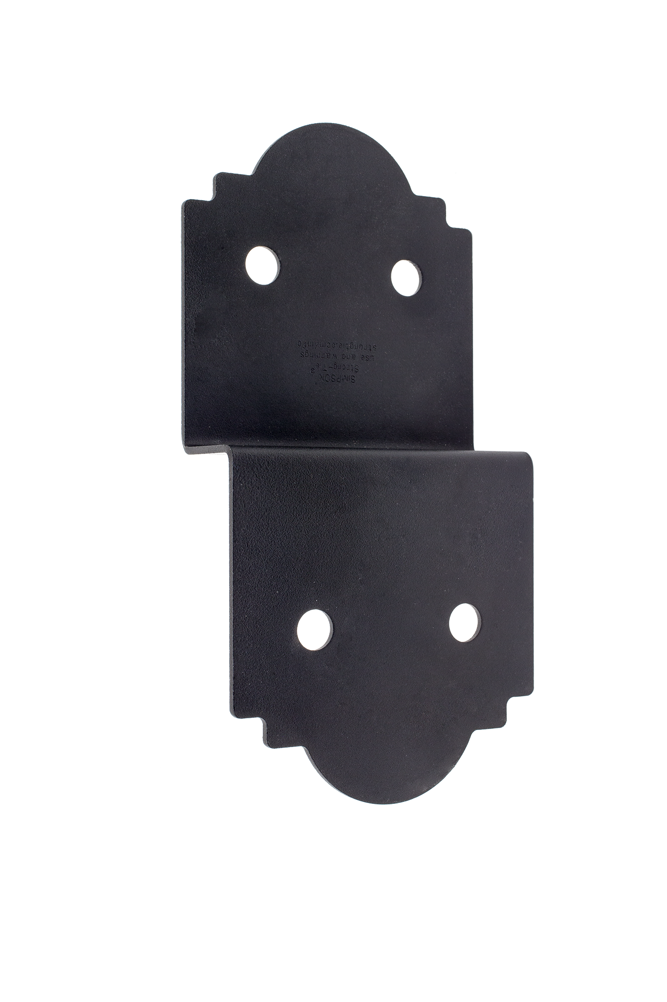 Simpson Strong-Tie APDJT2-6 Outdoor Accents® Mission Collection® 5 in. ZMAX®, Black Powder-Coated Deck Joist Tie for 2x