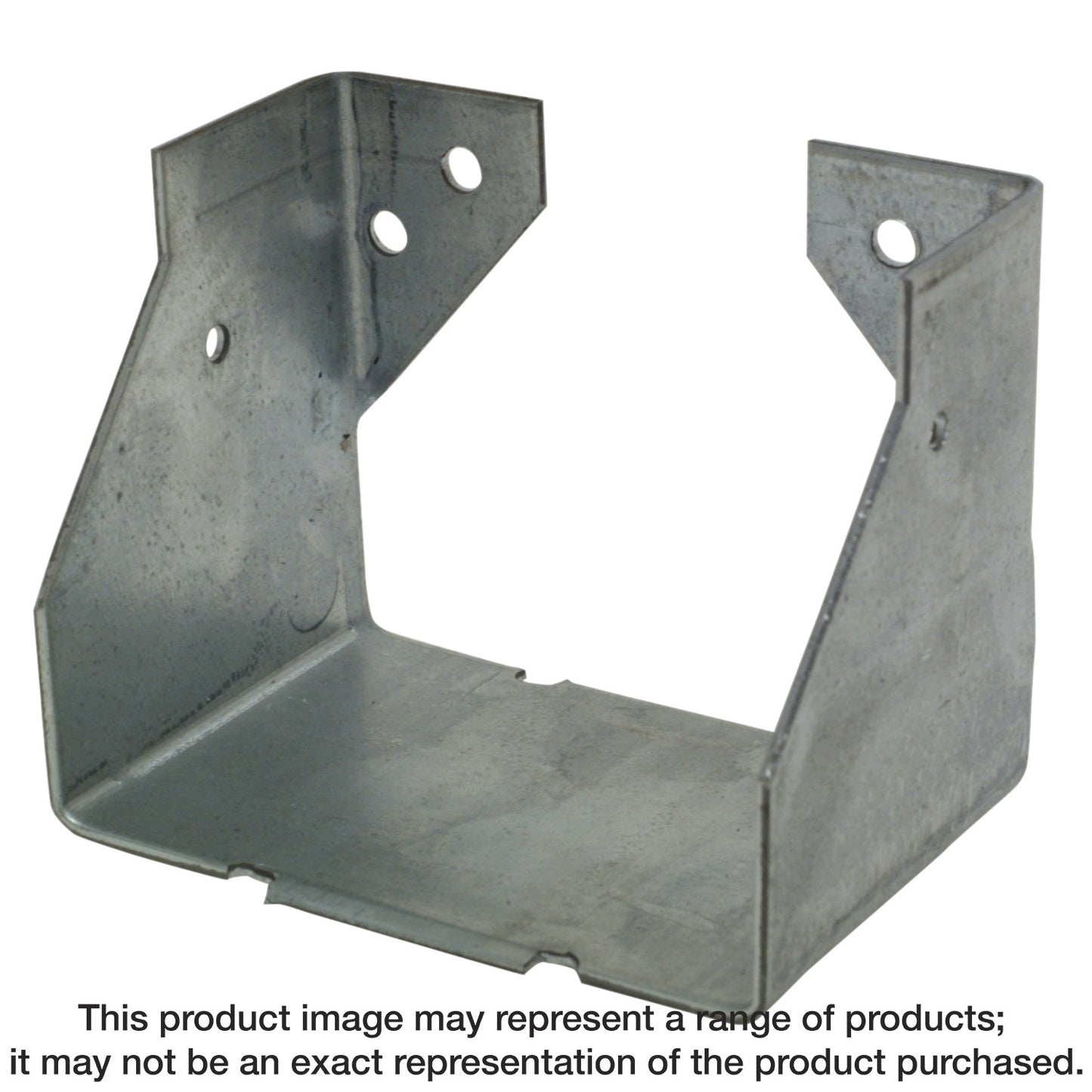 Simpson Strong-Tie HUC44 HUC Galvanized Face-Mount Concealed-Flange Joist Hanger for 4x4