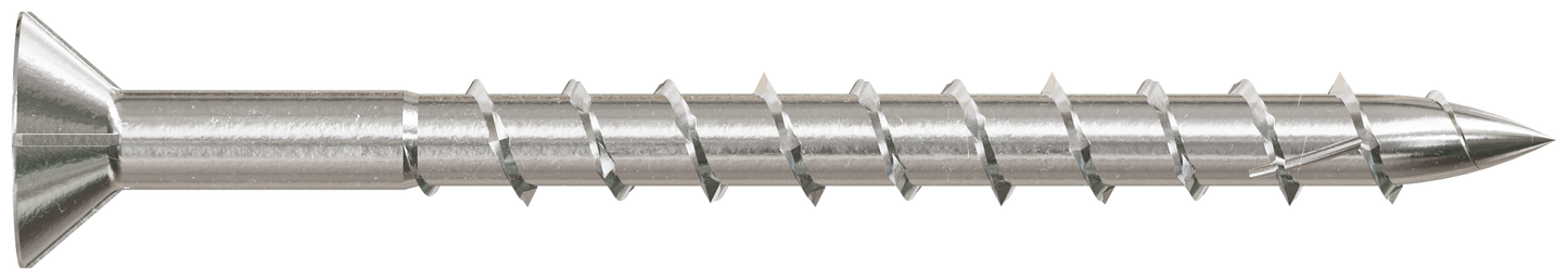Simpson Strong-Tie T08200DWP Deck-Drive™ DWP WOOD SS Screw — #8 x 2 in. T-20, Flat Head, Type 316 (85-Qty) (Pack of 600)
