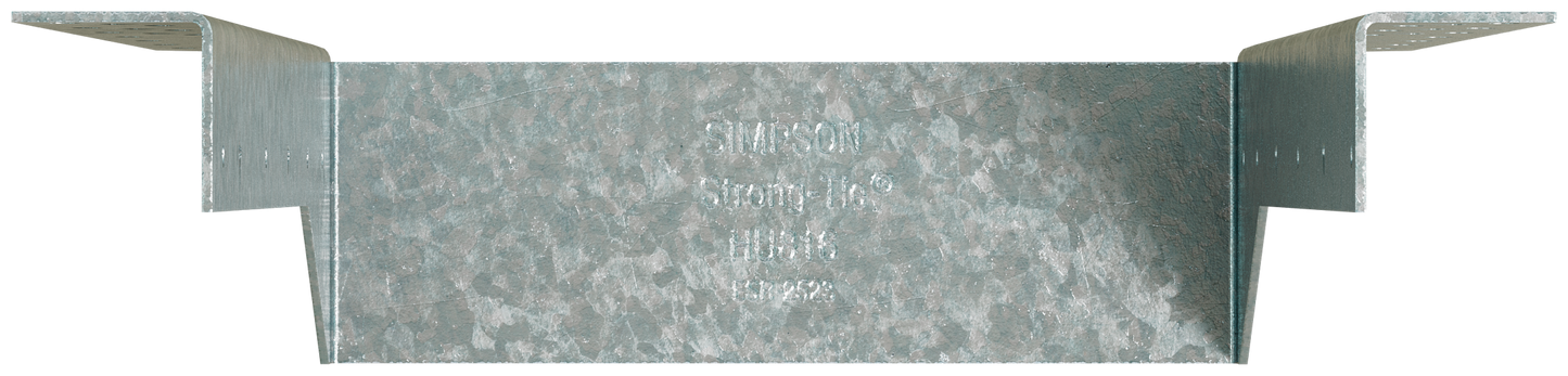 Simpson Strong-Tie HU816 HU Galvanized Face-Mount Joist Hanger for 8x16