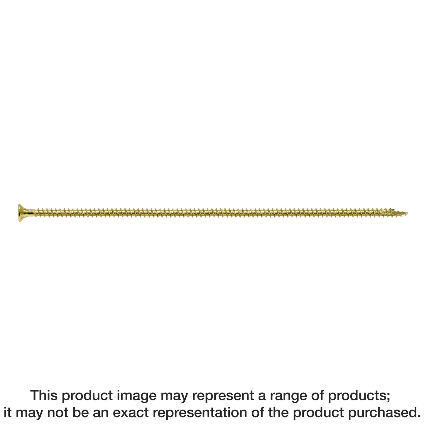 Simpson Strong-Tie SDCF221334 Strong-Drive® SDCF TIMBER-CF Screw — 0.315 in. x 13-3/4 in. T40, Yellow Zinc (250-Qty) (Pack of 39)