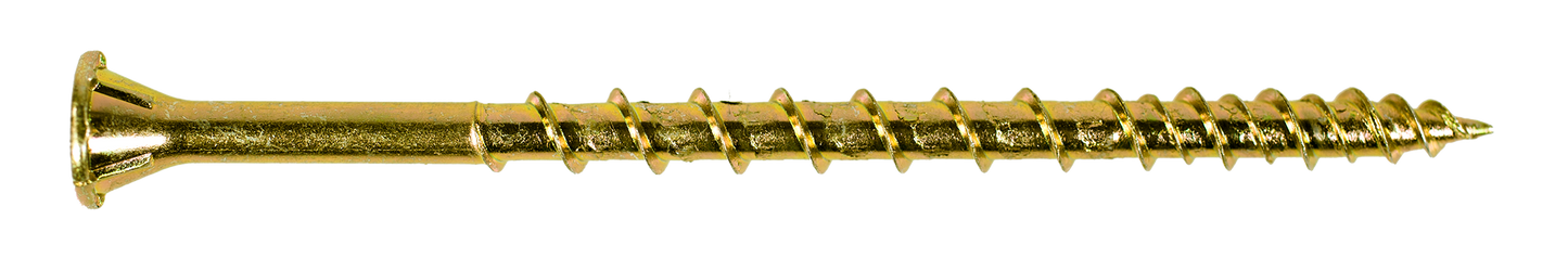 Simpson Strong-Tie WSV3S Strong-Drive® WSV SUBFLOOR Screw (Collated) — #9 x 3 in. T25, Yellow Zinc (1000-Qty)