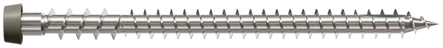 Simpson Strong-Tie DCU234MB305GR Deck-Drive™ DCU COMPOSITE Screw — #10 x 2-3/4 in. T20, Type 305, Gray (1750-Qty) (Pack of 64)