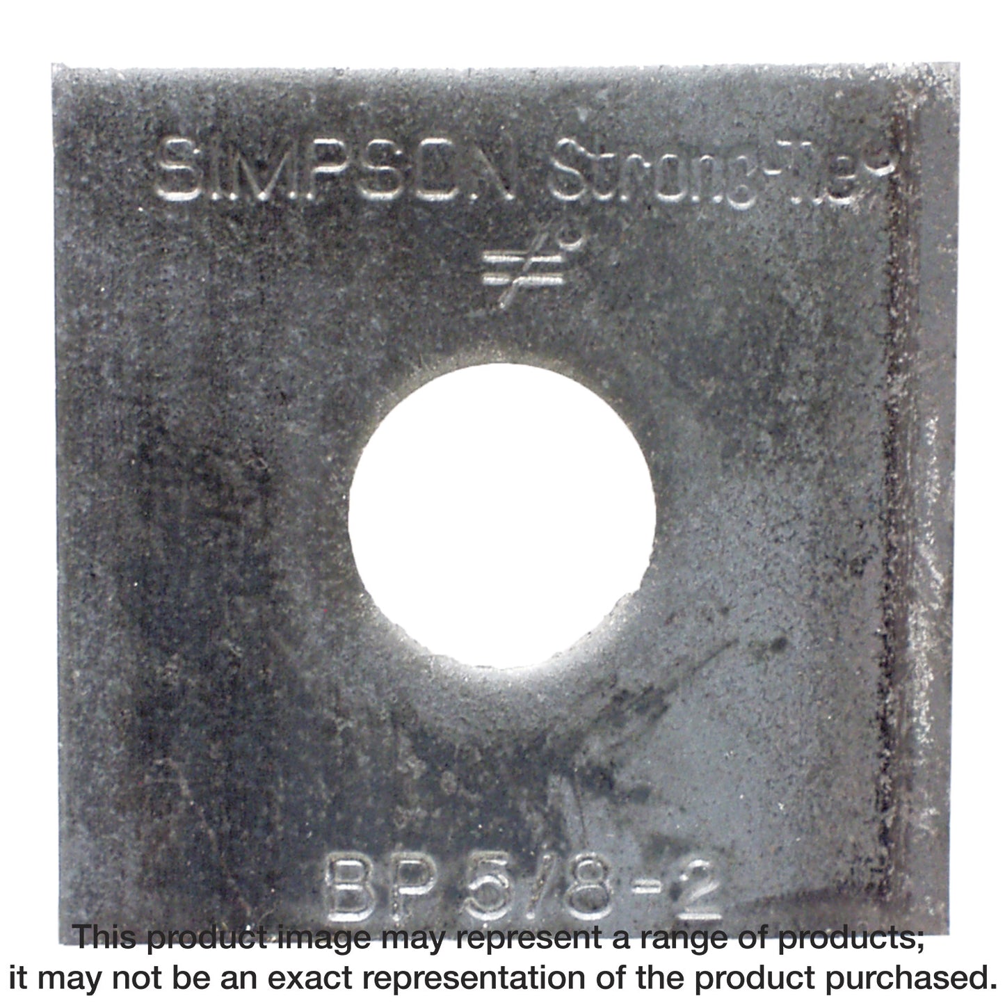 Simpson Strong-Tie BP 5/8-2 BP 2 in. x 2 in. Bearing Plate with 5/8 in. Bolt Dia.
