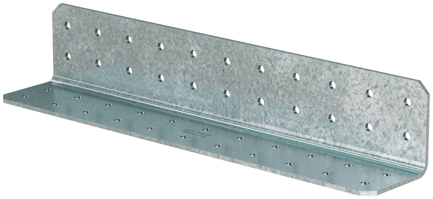 Simpson Strong-Tie RCA2211/97-R30 RCA 2 in. x 2 in. x 11 in. 12-Gauge Galvanized Rigid Connector Angle (30-Qty) (Pack of 40)