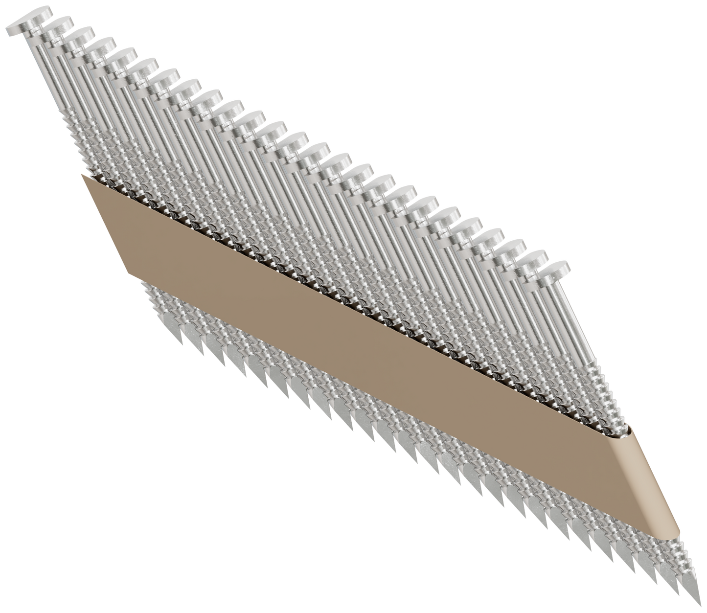 Simpson Strong-Tie S12A200T31 31°–34° Paper Tape, Clipped Head, Ring-Shank Nail — 2 in. Type 304 (1000-Qty)