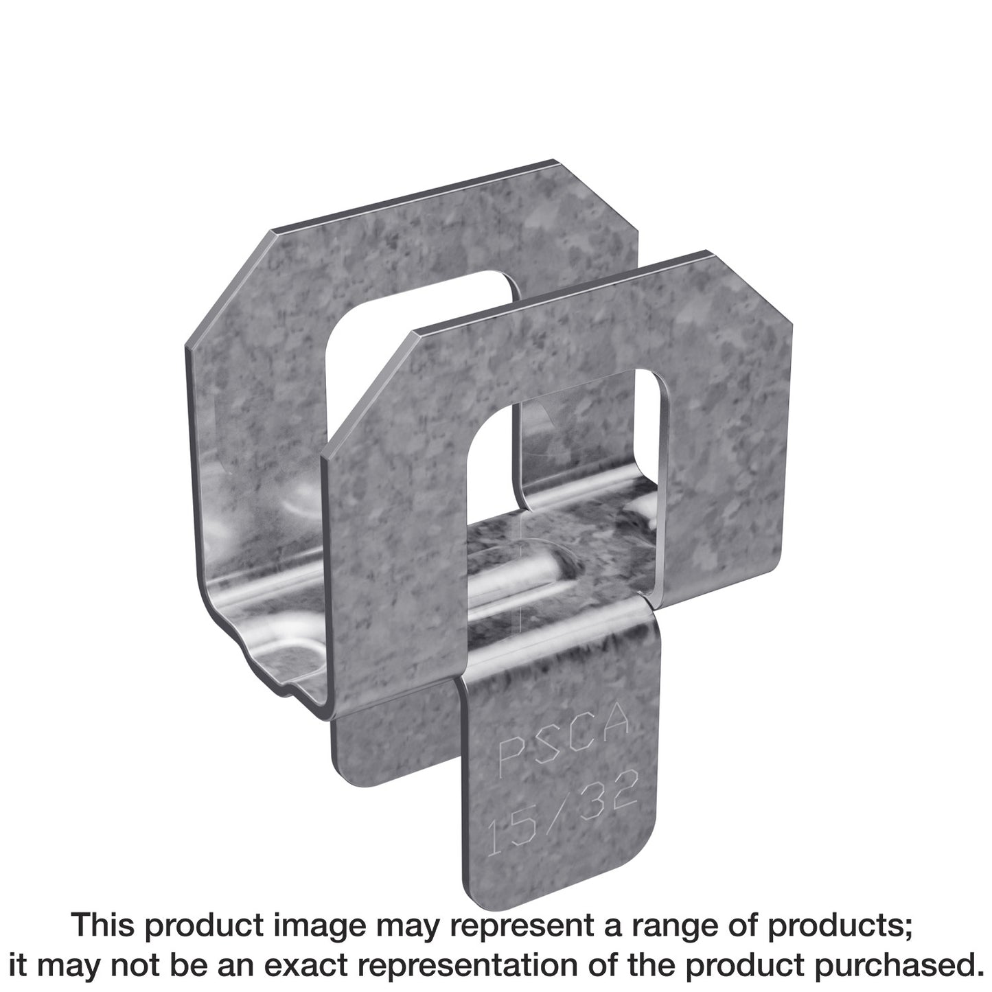 Simpson Strong-Tie PSCA 1/2 PSCA 1/2-in. 20-Gauge Galvanized Panel Sheathing Clip (250-Qty) (Pack of 120)