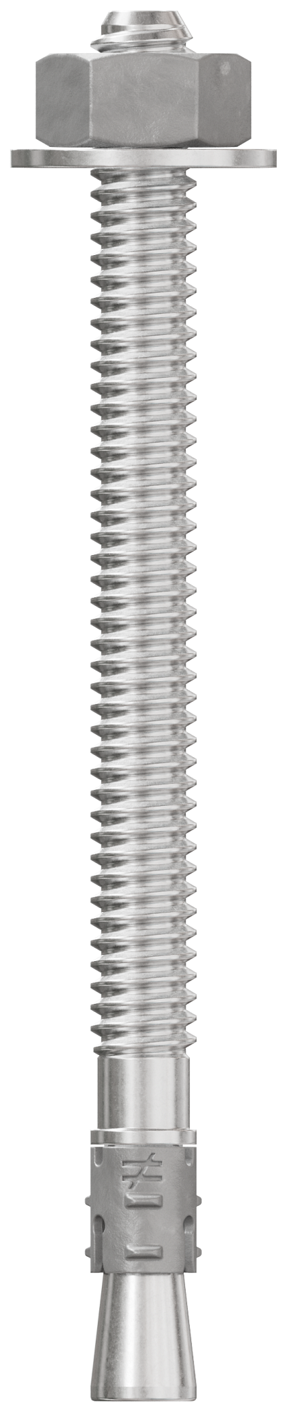 Simpson Strong-Tie STB2-25314S6F100 Strong-Bolt® 2 — 1/4 in. x 3-1/4 in. Type 316 Stainless-Steel Wedge Anchor, Fully Assembled (100-Qty)