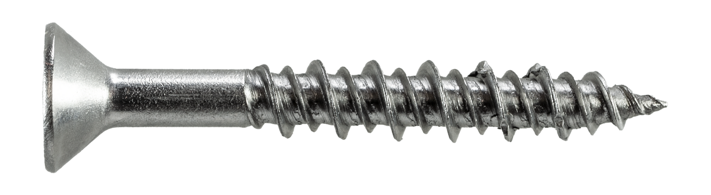 Simpson Strong-Tie T10J150FXC Marine Screw, Flat Head — #10 x 1-1/2 in. #2 Phillips Drive, Type 316 (100-Qty)