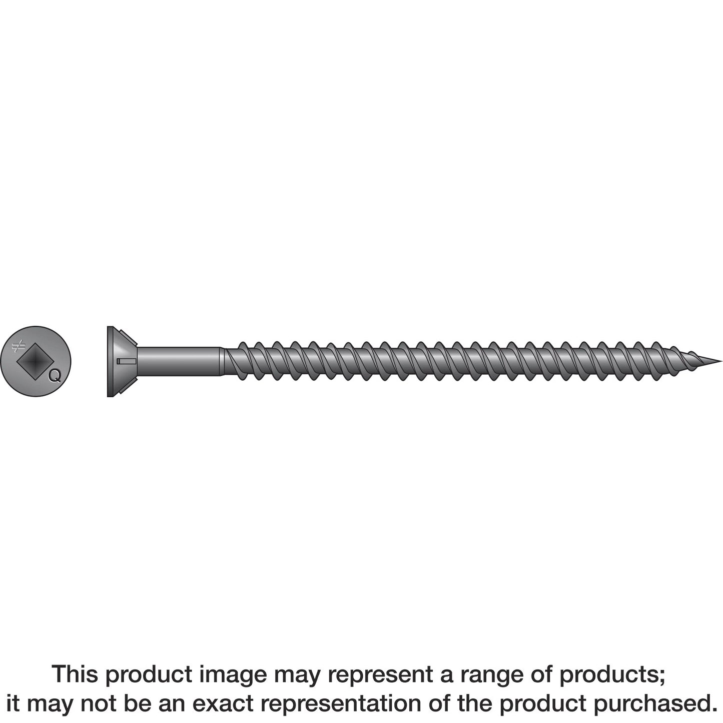 Simpson WSTD212S #8 x 2-1/2" #3 SQ DADE COUNTY N2000 1500/Box