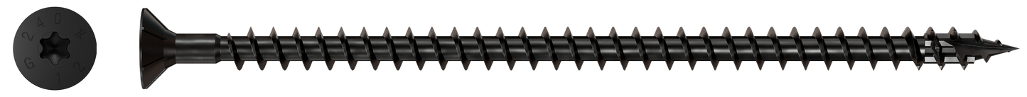 Simpson Strong-Tie SDCF12X240 Strong-Drive® SDCF TIMBER-CF Screw — 0.470 in. x 9-1/2 in. T50, E-Coat® (150-Qty)