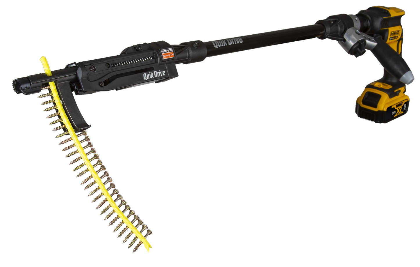 Simpson Strong-Tie PRO250G2DC2K Quik Drive® Cordless PRO250G2 Subfloor System w/ DeWalt® 2000 RPM Screwdriver Motor