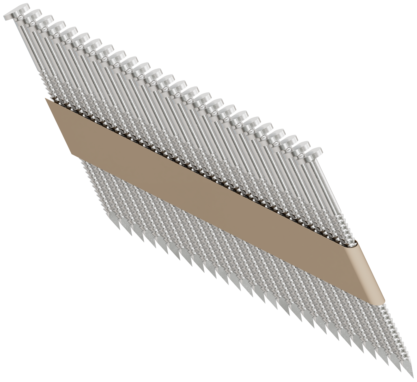 Simpson Strong-Tie S12A237T31 31°–34° Paper Tape, Clipped Head, Ring-Shank Nail — 2-3/8 in. Type 304 (1000-Qty) (Pack of 6)