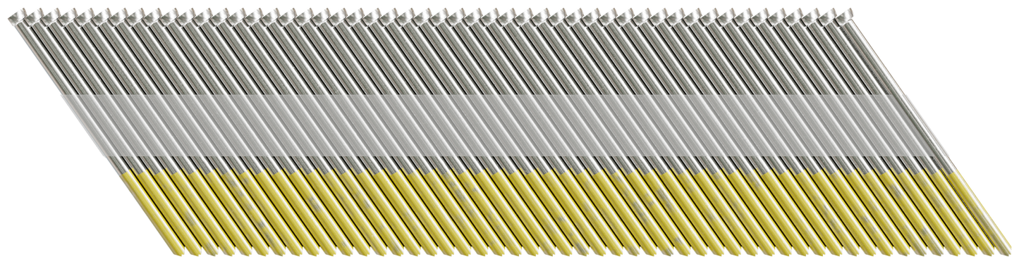 Simpson Strong-Tie S15N150SFB Tape Collation, DA-Style Angle, 15-Gauge Finishing Nail — 1-1/2 in. Type 304 (500-Qty)