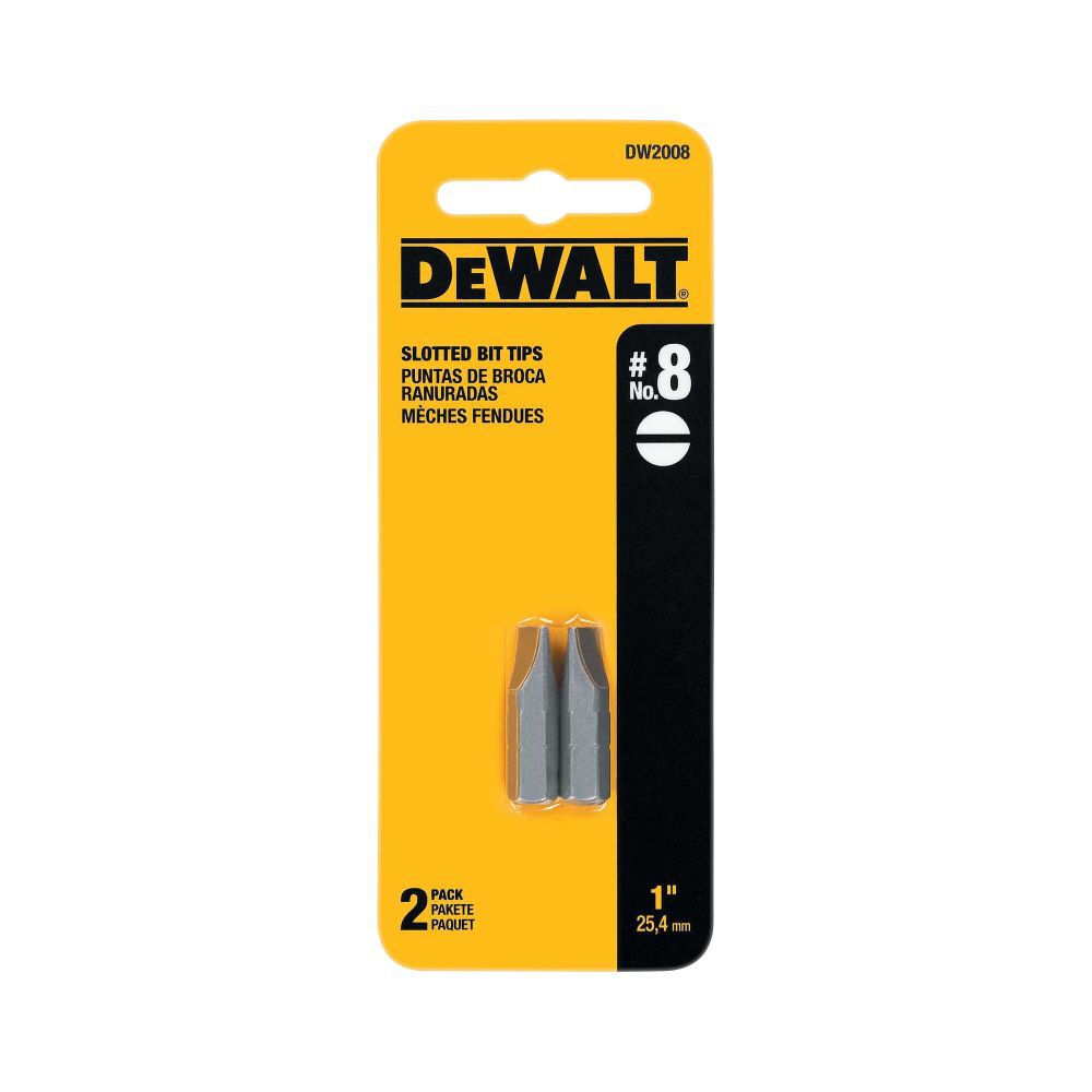 DeWalt DW2008 Z No8 Slotted Bit Tip