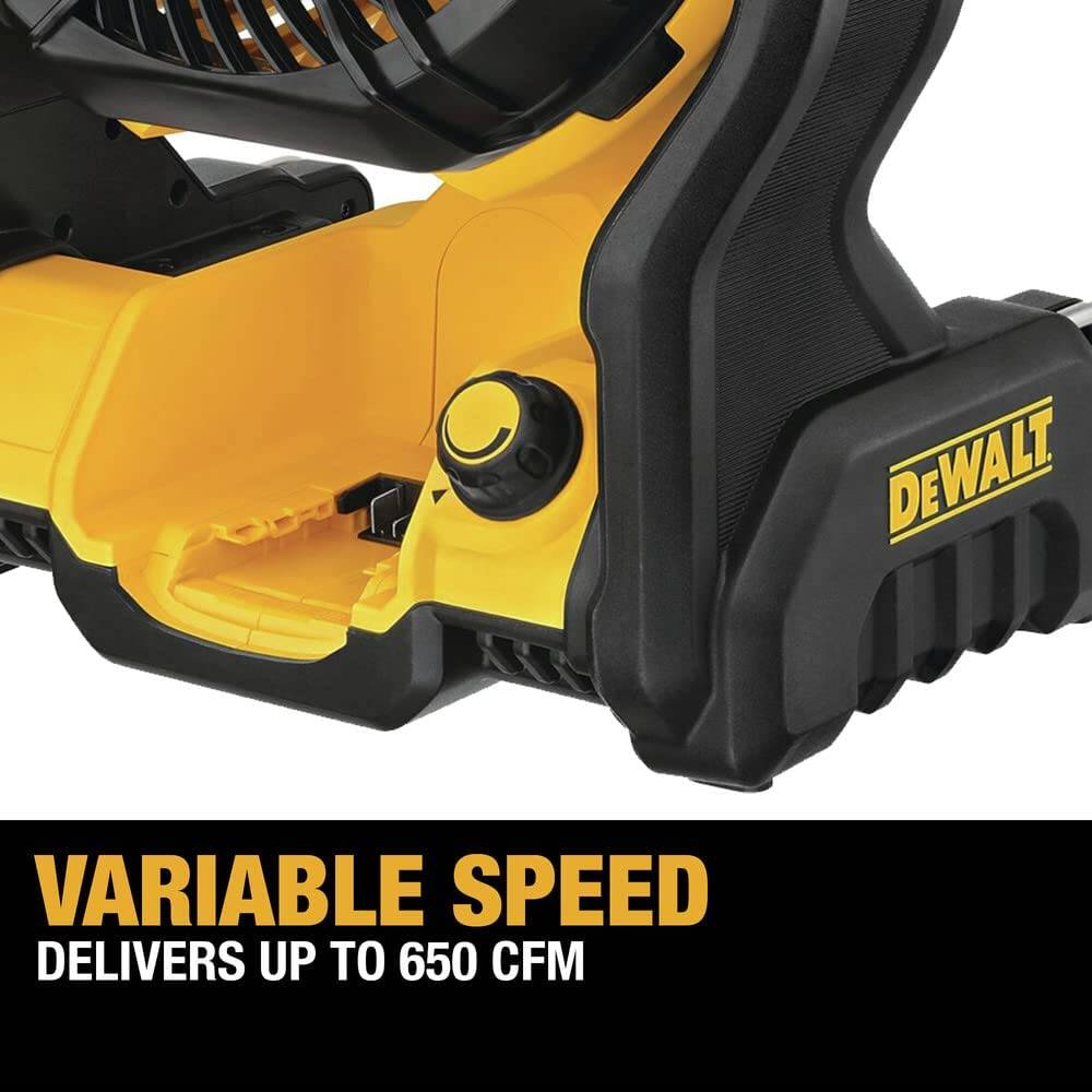 DeWalt DCE512B 20V MAX Cordless Lithium Ion Jobsite Fan Bare Tool
