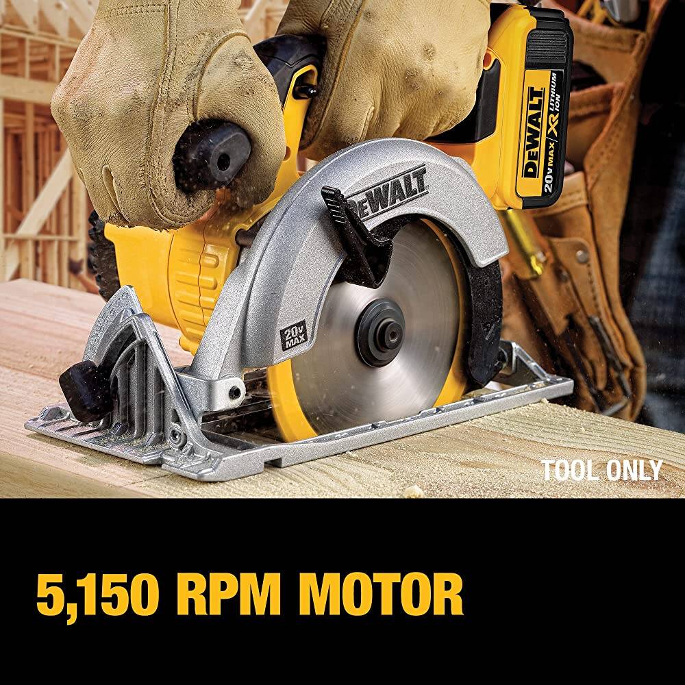 DEWALT DCS391B 6-1/2-Inch 20V MAX* Circular Saw (Tool Only)