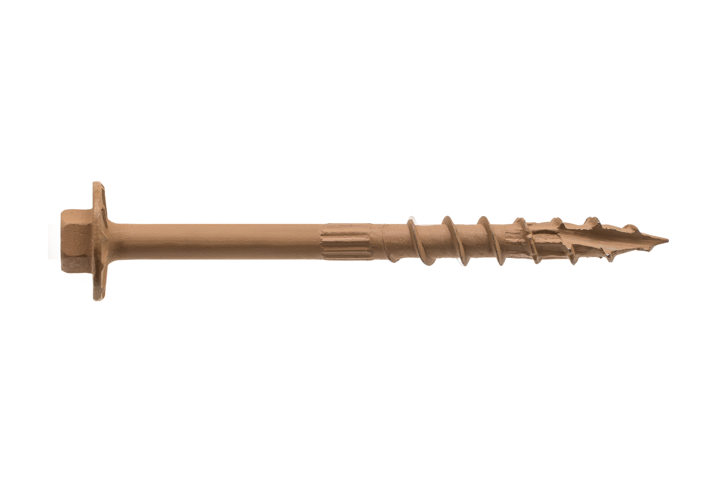 Simpson Strong-Tie SDWH19300DB-RP1 Strong-Drive® SDWH™ TIMBER-HEX Screw — 0.195 in. x 3 in. 5/16 Hex, DB Coating