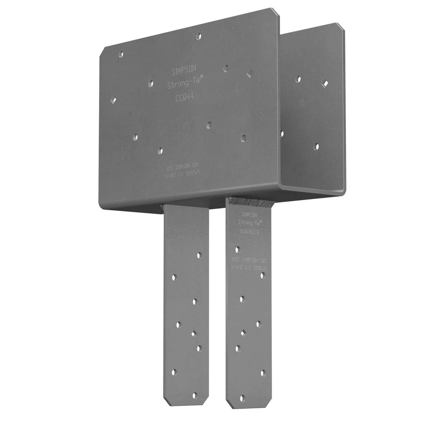 Simpson Strong-Tie CCQ44SDS2.5 CCQ™ Column Cap for 4x Beam, 4x Post with Strong-Drive® SDS Screws