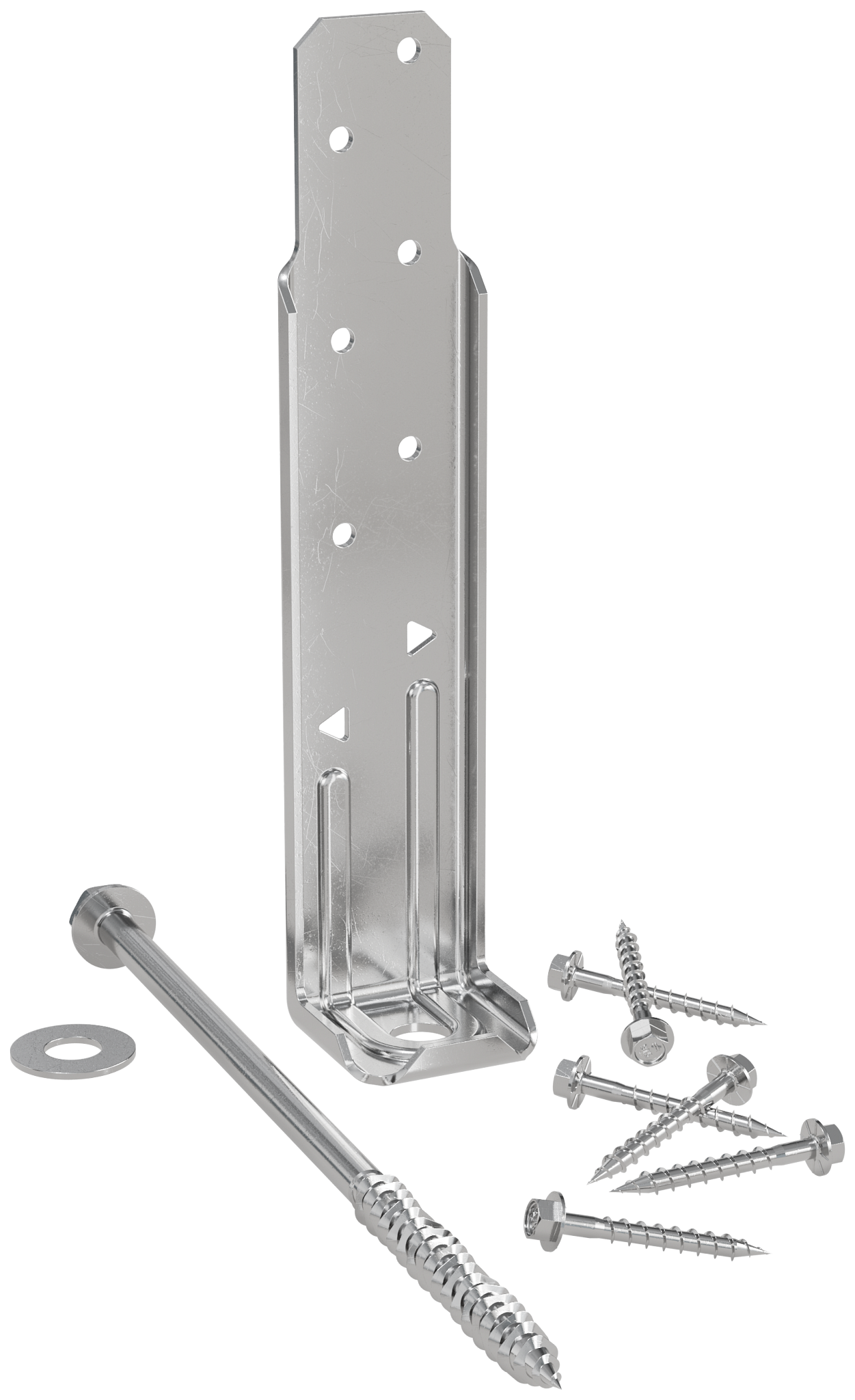 Simpson Strong-Tie DTT1SS-KT DTT1SS™ Stainless-Steel Deck Tension Tie Kit for 2x with Screws (4-Qty)
