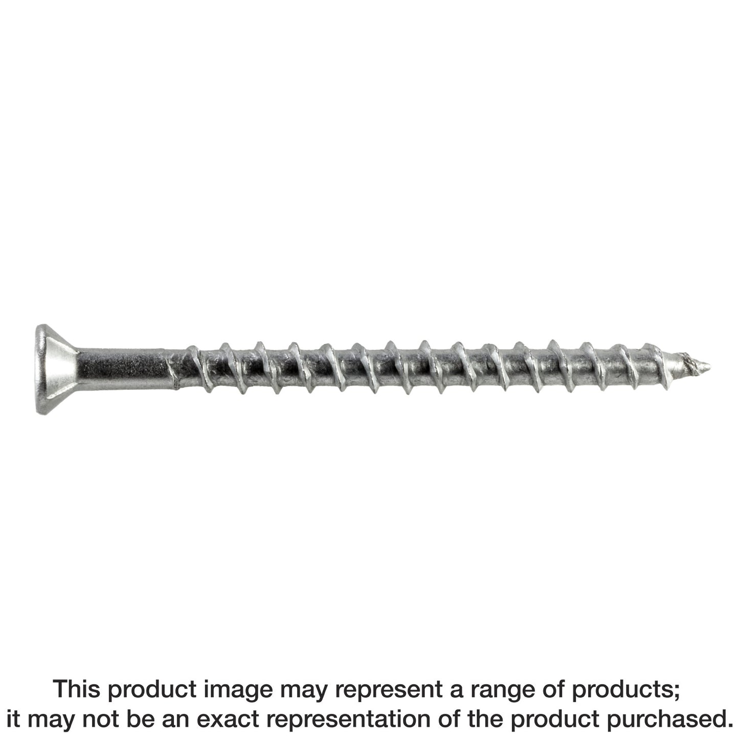 Simpson Strong-Tie S10200WP5 Deck-Drive™ DWP WOOD SS Screw — #10 x 2 in. T-25, Flat Head, Type 305 (5 lb.) (Pack of 6)