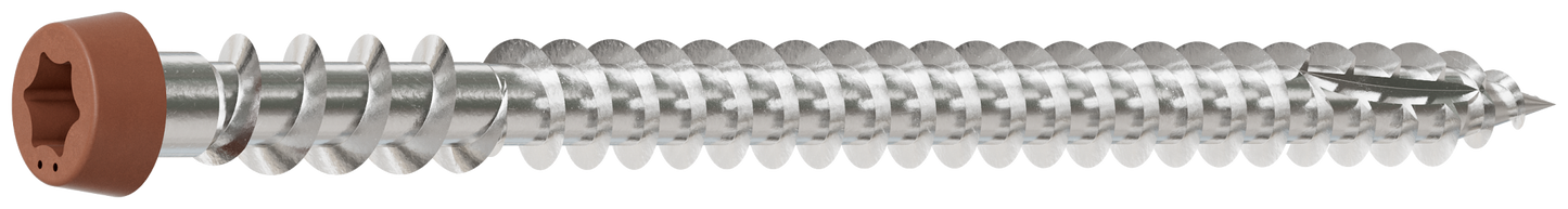 Simpson Strong-Tie DCU234P305TN03 Deck-Drive™ DCU COMPOSITE Screw — #10 x 2-3/4 in. T20, Type 305, Tan 03 (350-Qty) (Pack of 300)