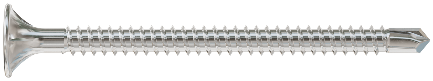 Simpson Strong-Tie F08T225WDB Self-Drilling Fiber-Cement Screw — #8 x 2-1/4 in. #2 Square Drive, Type 410 (2500-Qty)