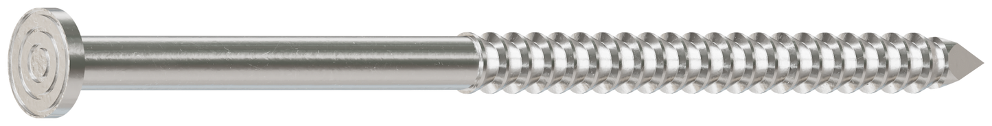 Simpson Strong-Tie T5KR51 Premium Siding Nail — 1-3/4-in. x 5/32-in. Head Dia., Type 316 Stainless Steel (1 lb.) (Pack of 800)