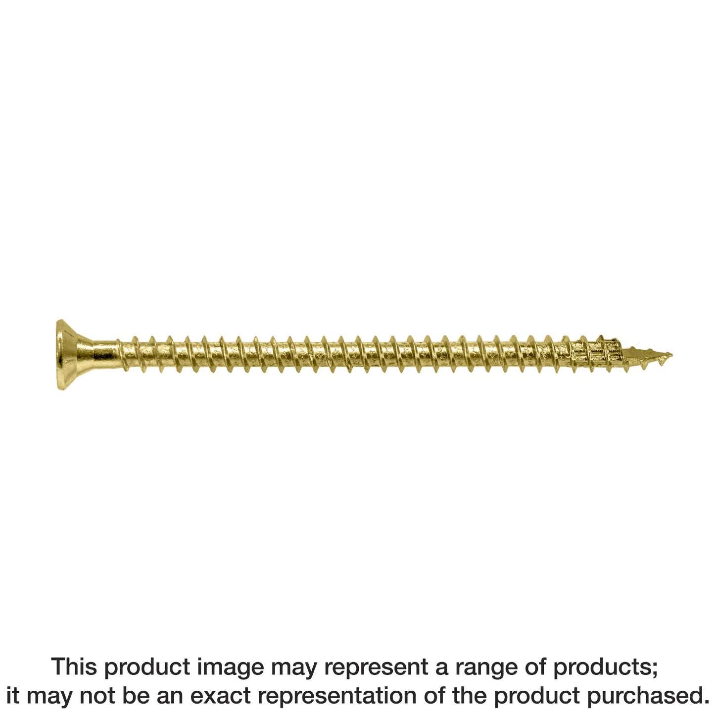 Simpson Strong-Tie SDCF221334-R50 Strong-Drive® SDCF TIMBER-CF Screw — 0.315 in. x 13-3/4 in. T40, Yellow Zinc (50-Qty) (Pack of 144)