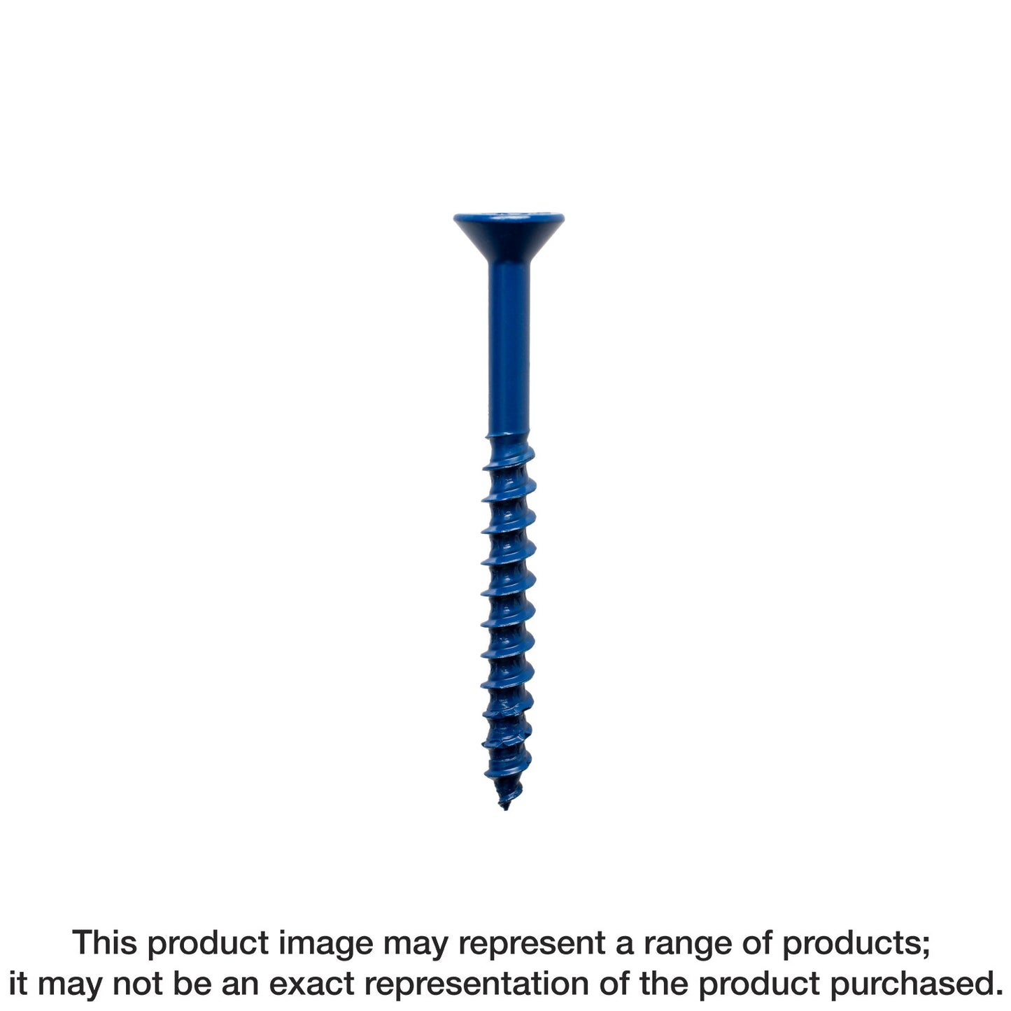 Simpson Strong-Tie TNT25314TF Titen Turbo™ — 1/4 in. x 3-1/4 in. 6-Lobe Flat-Head Concrete and Masonry Screw, Blue (100-Qty) (Pack of 360)
