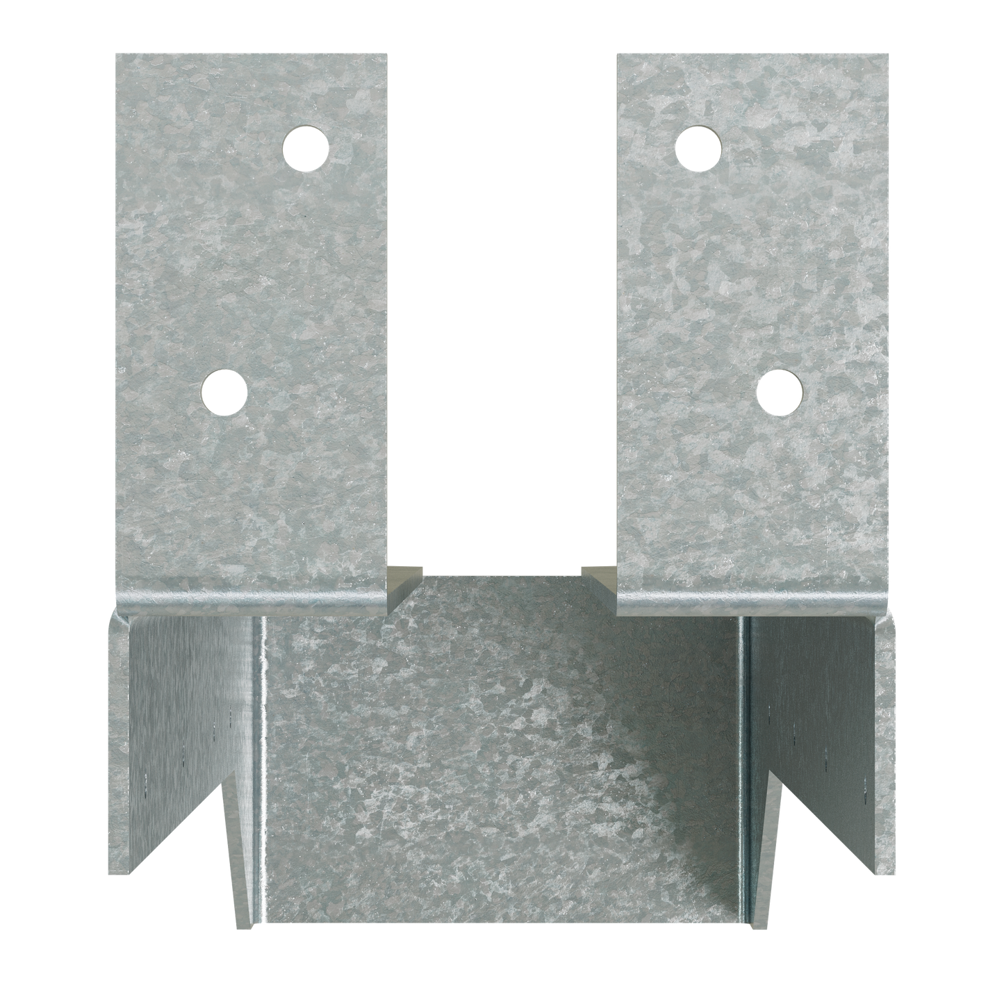 Simpson Strong-Tie HUC414-2 HUC Galvanized Face-Mount Concealed-Flange Joist Hanger for Double 4x14