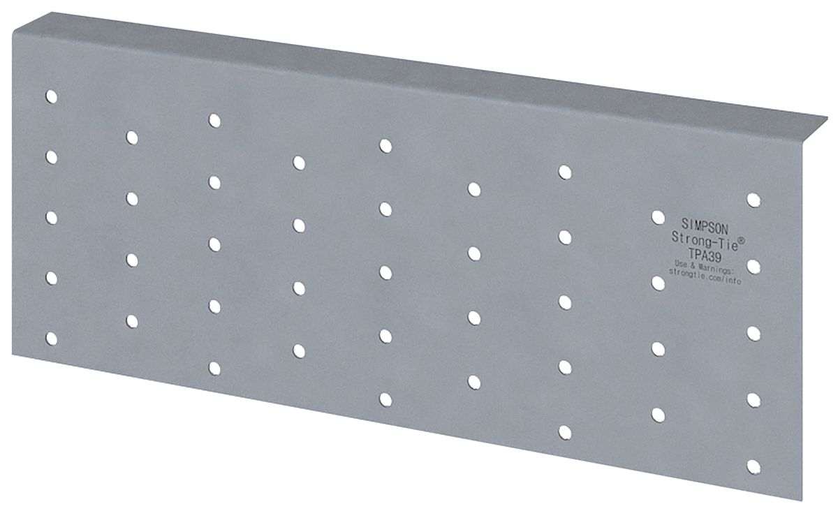 Simpson Strong-Tie TPA39 TPA 3-1/2 in. x 9 in. 20-Gauge Galvanized Tie Plate (Pack of 100)