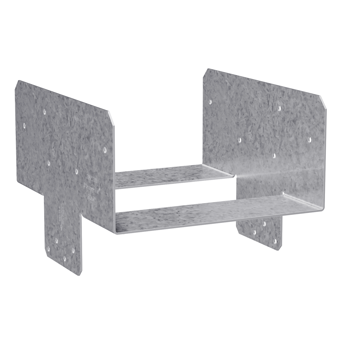 Simpson Strong-Tie PC6RZ PCZ® ZMAX® Galvanized Post Cap for 6x Rough