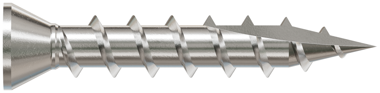 Simpson Strong-Tie S07100FB5 Trim-Head Screw, Square Drive — #7 x 1 in. #1 SQ, Type 305 (5 lb.)