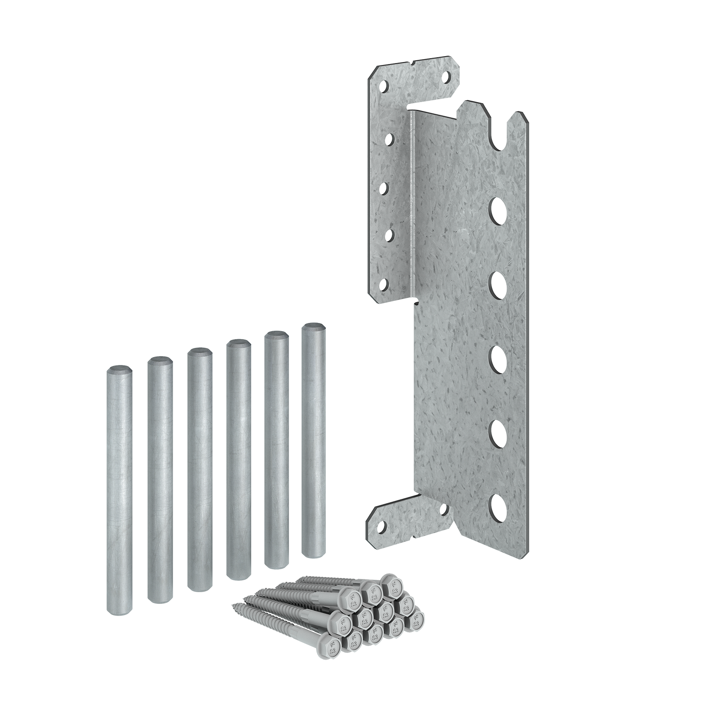 Simpson Strong-Tie CJT6ZL CJTZ® 12-Gauge ZMAX® Galvanized Concealed Joist Tie with (6) Long Pins