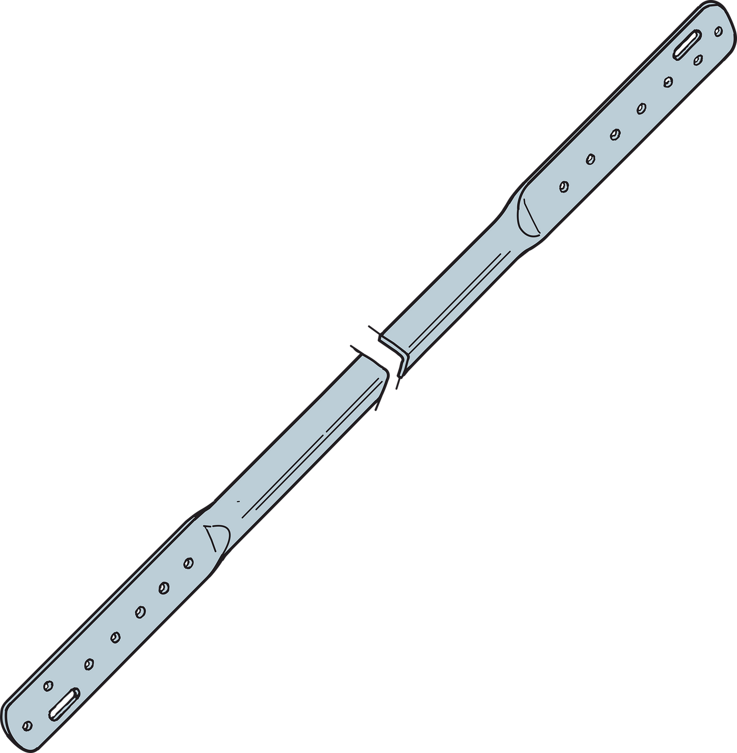 Simpson Strong-Tie TB27 TB 27 in. 20-Gauge Galvanized Tension Bridging (Pack of 50)